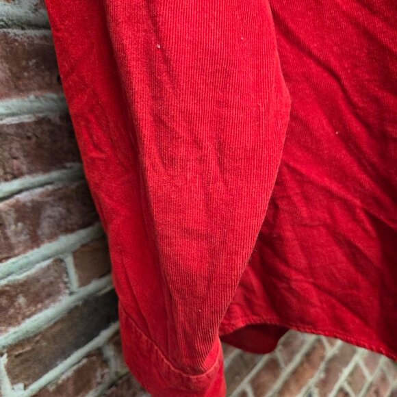 St Johns Bay Shirt XL | Red Button Up Cotton Casual Outdoor Classic Workwear - Picture 5 of 6